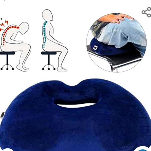 Therawèll Warming Memory Foam Seat Cushion - Picture 4 of 10